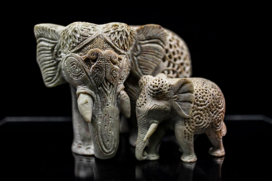 Handcrafted Elephants From Mumbai Product Photography