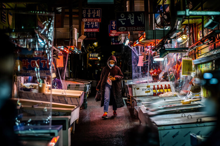 Market In South Korea