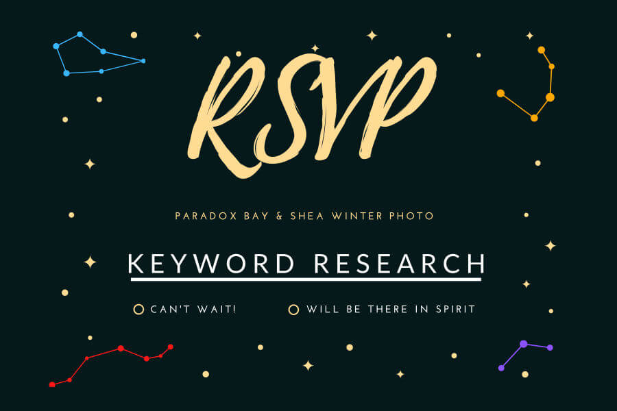 SEO For Photographers Keyword Research