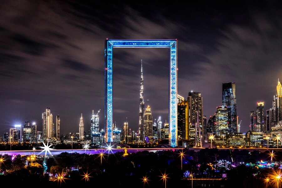 Dubai Frame Travel Photography