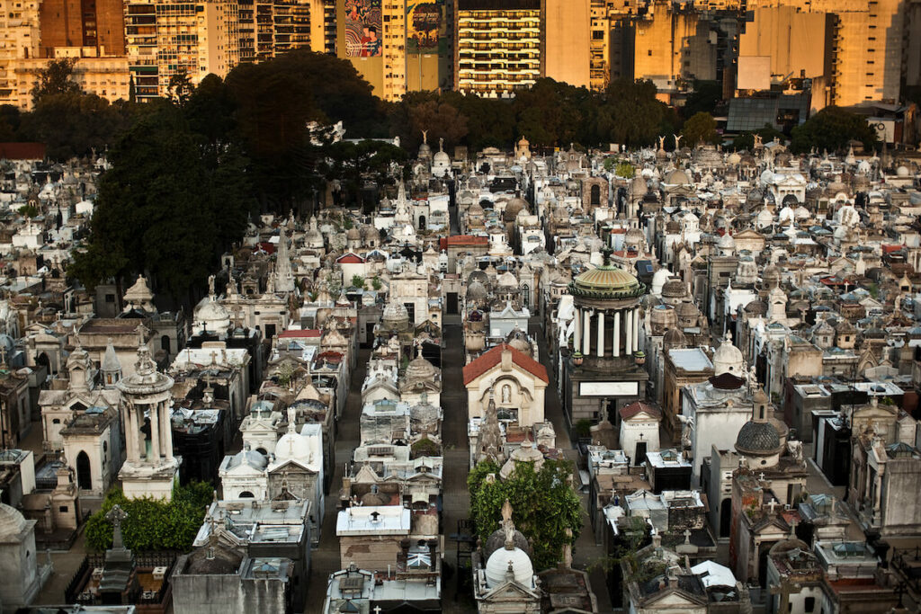 Recoleta Cemetery In Argentina